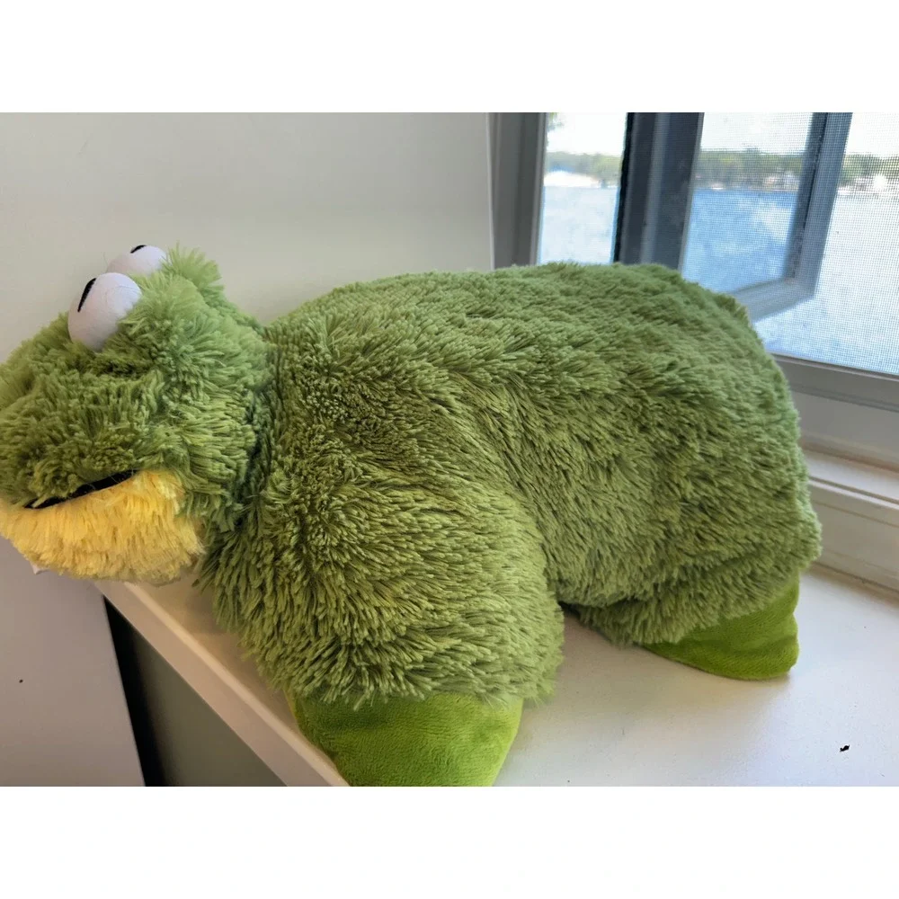 Pillow Pets Friendly Frog Green Plush Stuffed Animal 18 inch Large